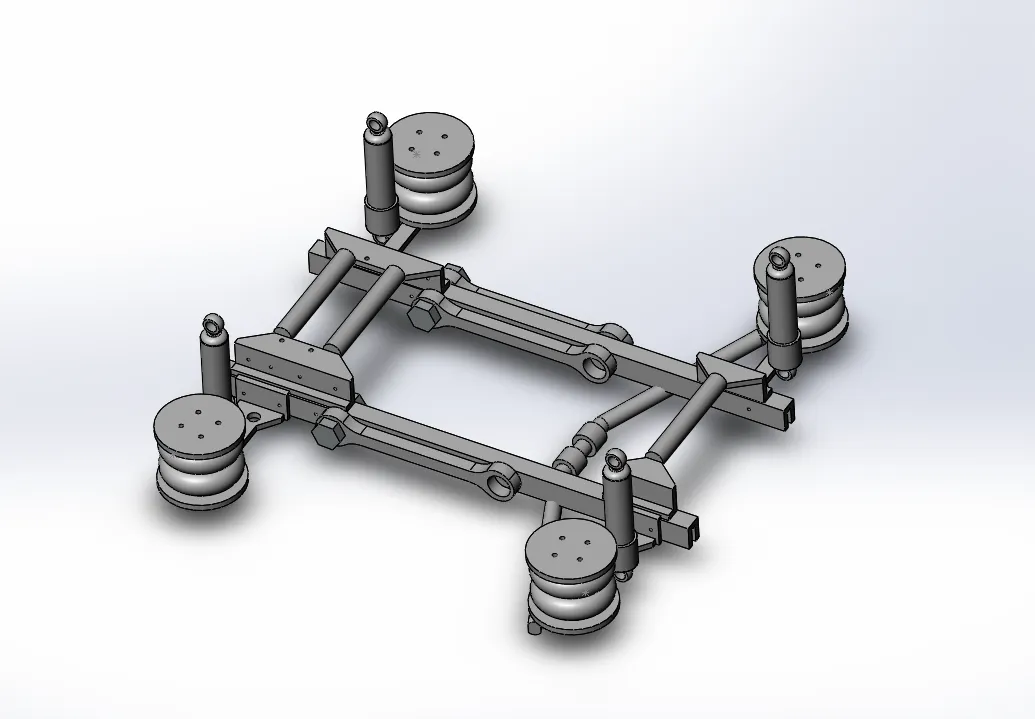 L801-重型载货汽车悬架系统结构设计与3D建模[含SW三维图]