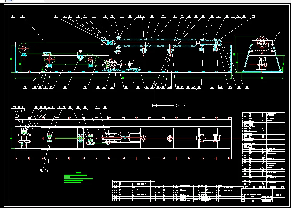 L804-8t链条式玻璃钢管脱模机设计
