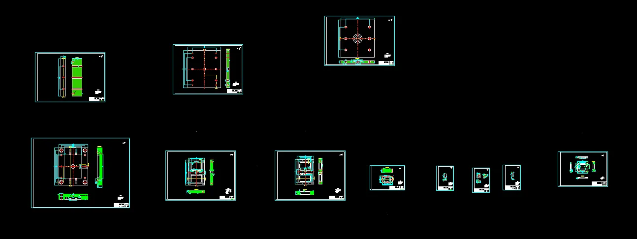 11张模具零件图