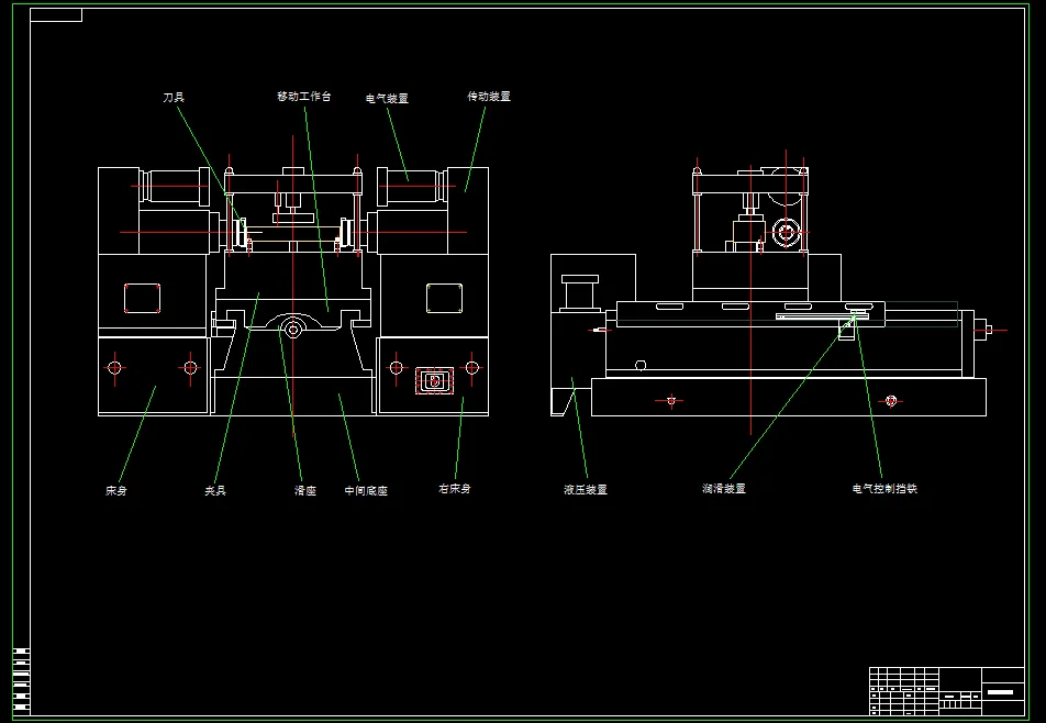 L849-双端面铣床的改进设计[双面卧式铣床]