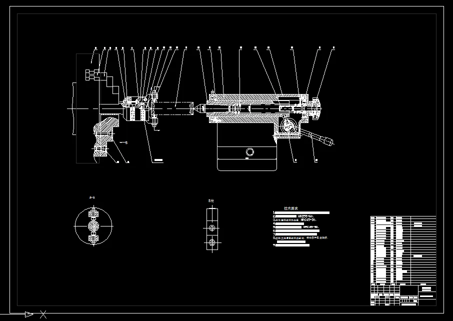 车床夹具装配图
