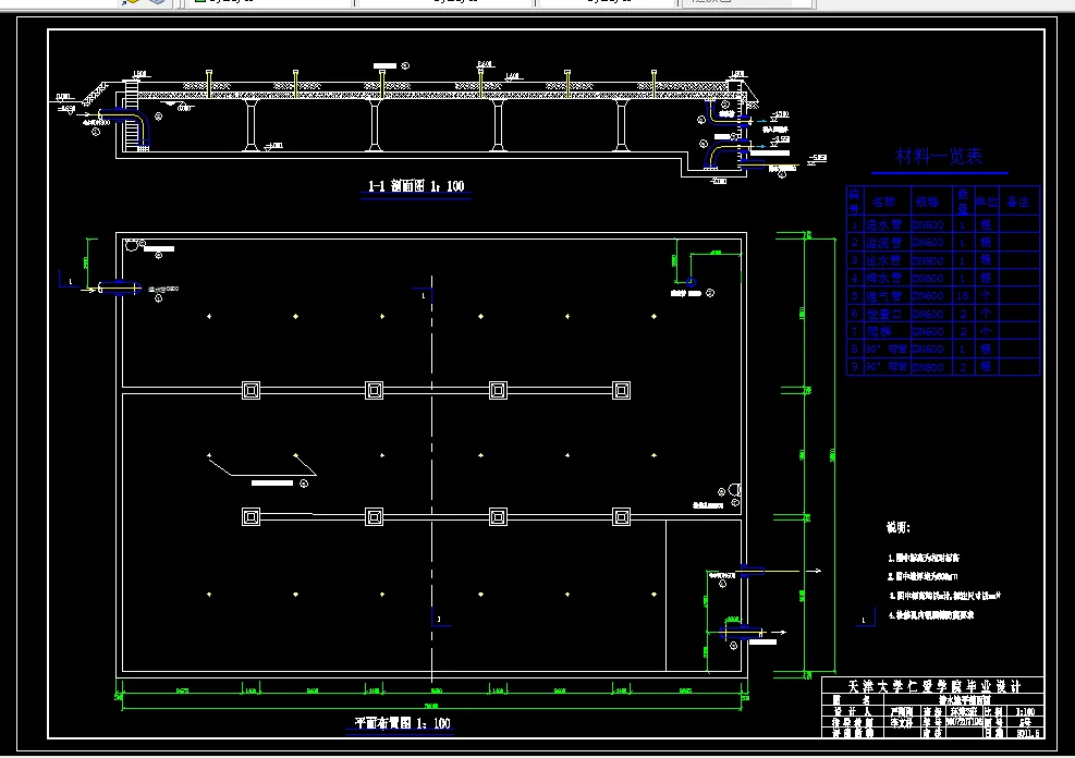 清水池平剖面图