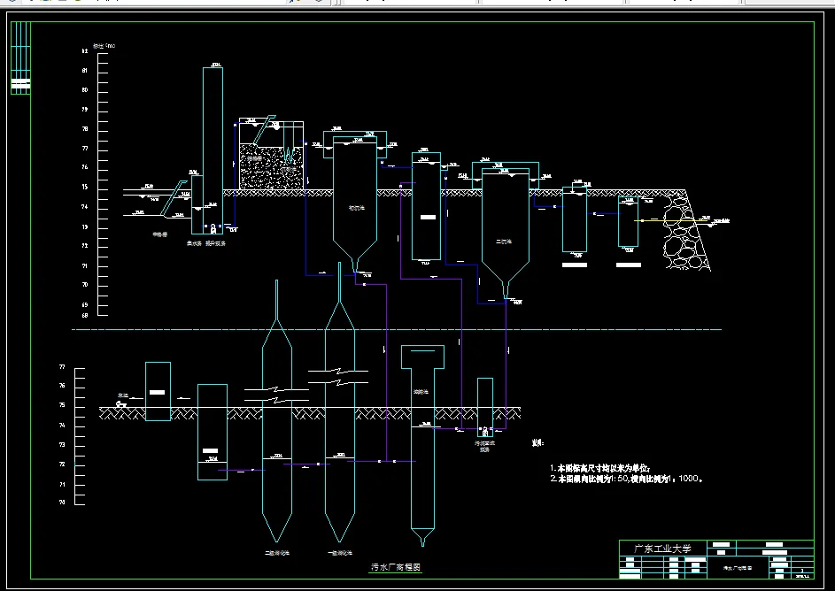 L1039水质工程学课程设计-18.5万吨日污水处理厂设计