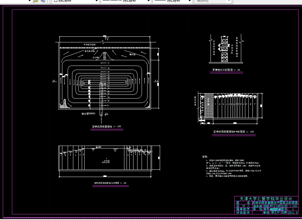 回转式隔板絮凝池