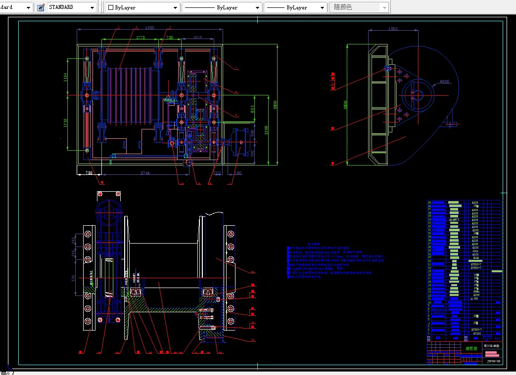 M046-JKMD型多绳摩擦提升机设计