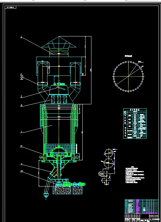M104-JLY3809机立窑（总体及传动部件）设计