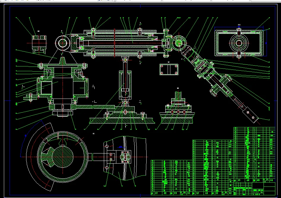 M209-六自由度机械手的结构设计