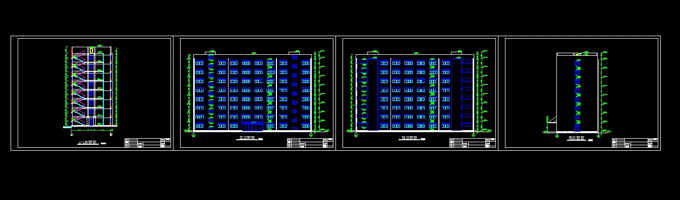 M280-八层框架结构综合办公楼设计-5143平米