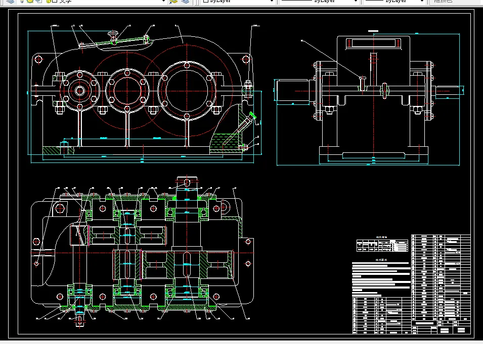 M531-展开式二级斜齿圆柱齿轮减速器设计T=600 V=0.95 D=360