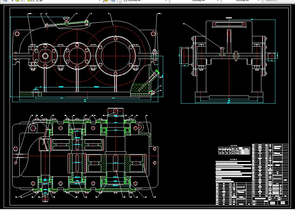 M532-展开式二级斜齿圆柱齿轮减速器设计T=630 V=0.9 D=380