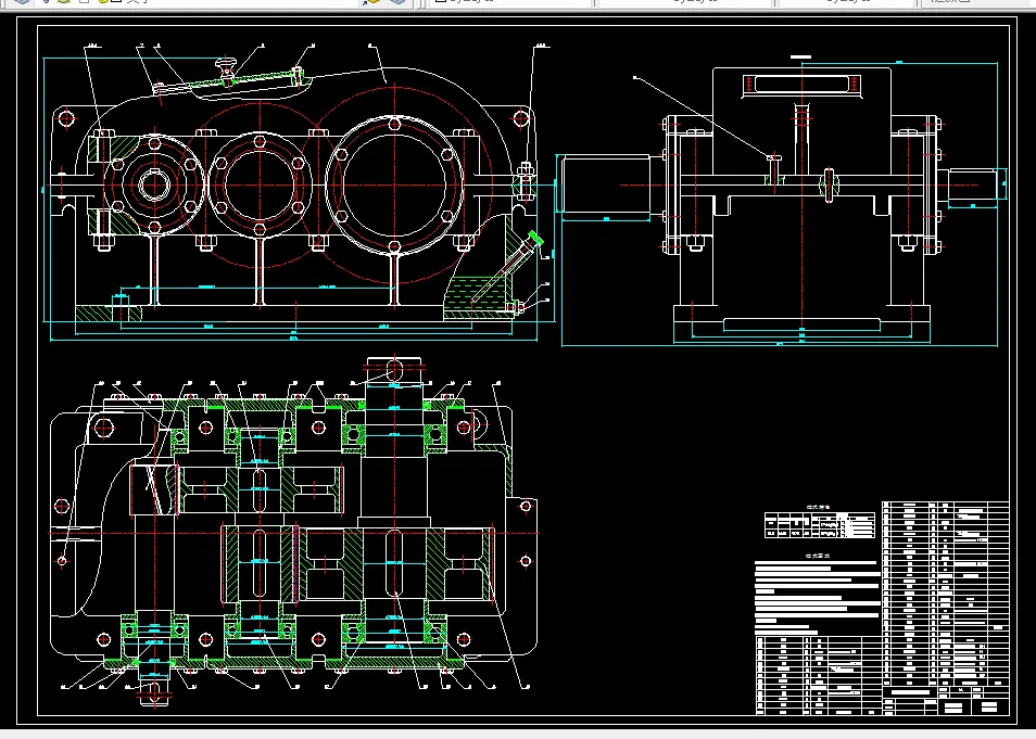 M602-展开式二级斜齿圆柱齿轮减速器设计T=700 n=150
