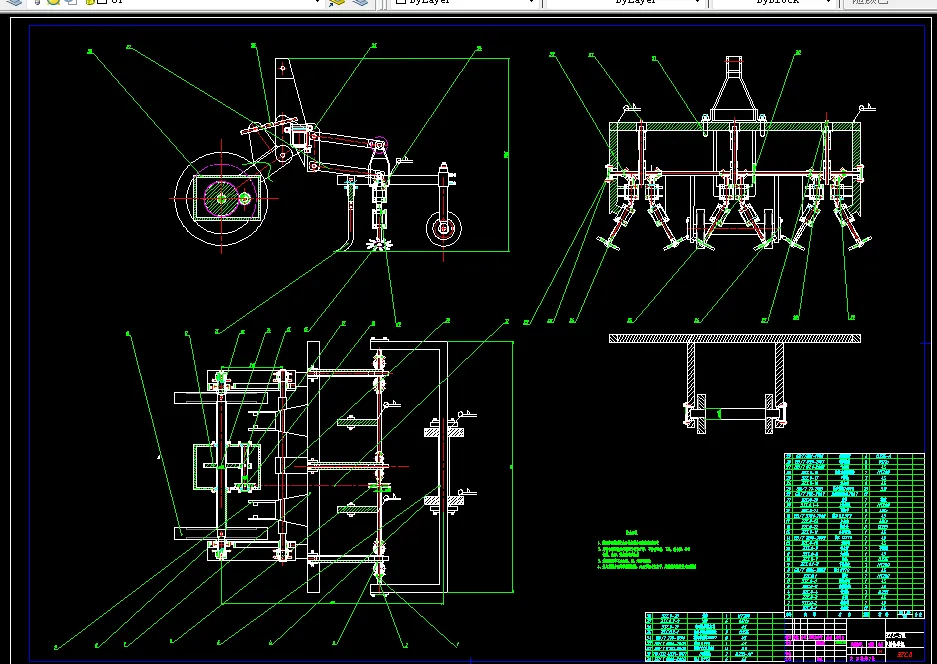 M754-3ZC-3型中耕除草机的设计