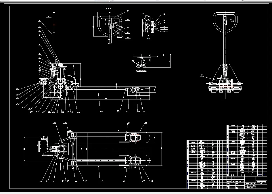 M764-室内用家具物品搬运车的设计
