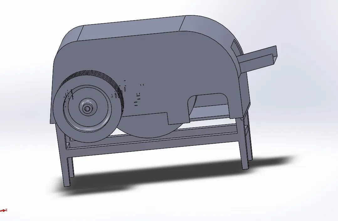 M772-小型铡草机设计--饲草切碎机[含SW三维图]