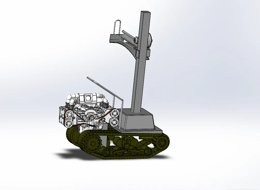 M804-自走式菊花采收装置设计[含SW三维图]