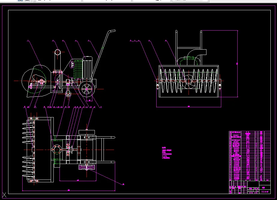 M893-手推式除冰车设计