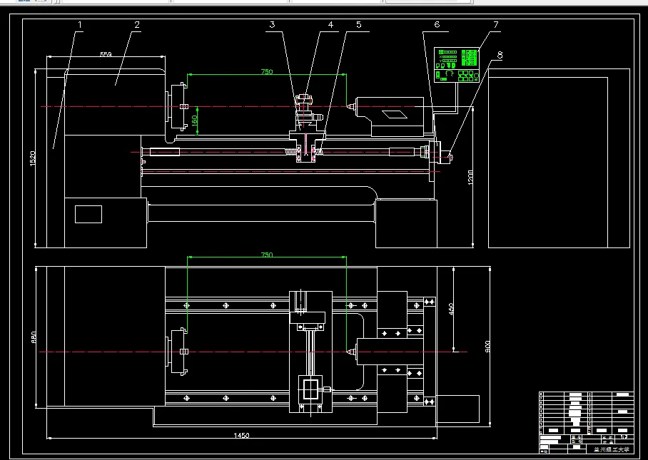 M934-φ320mm的数控车床总体设计及四方回转刀架设计