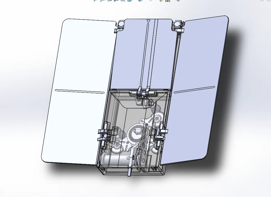 M938-自动叠衣机机构和控制系统设计【家用智能叠衣机】-含SW三维图