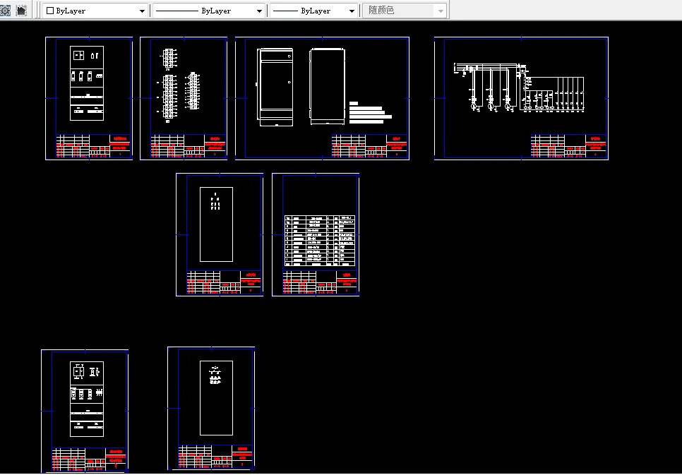 全套电气控制图