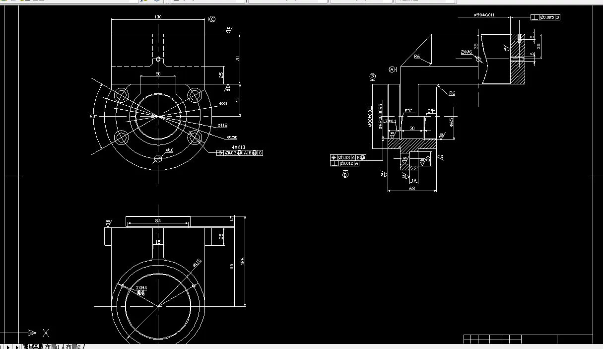 N027-齿轮座零件的工艺规程及其钻4-13孔的工装夹具设计