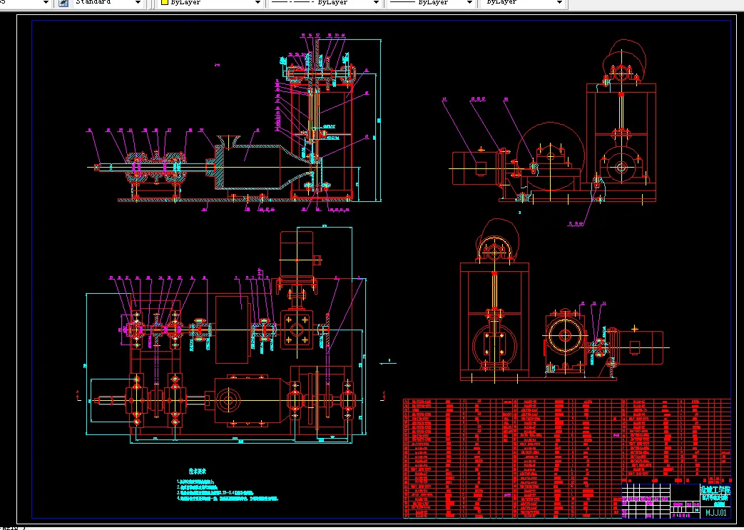 N098-螺旋管状面筋机总体及坯片导出装置设计