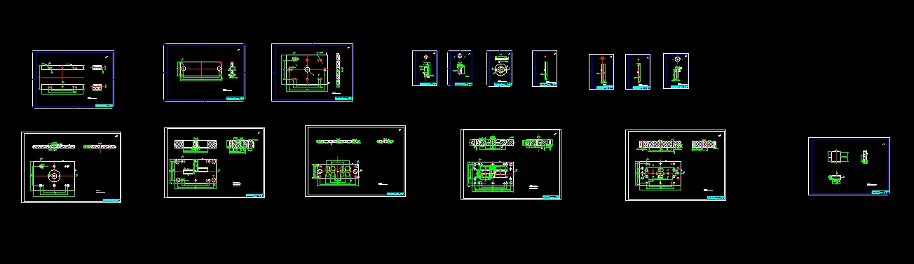 16张模具零件图