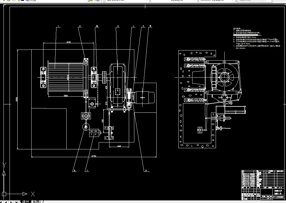 P081-JTK1.2提升绞车滚筒设计