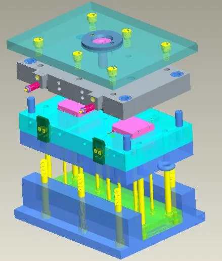 P168-电风扇开关上盖注射模具设计 [含Proe三维图]