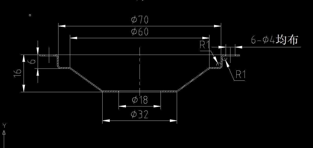 Q141-某型锥形盖冲压工艺及其模具设计