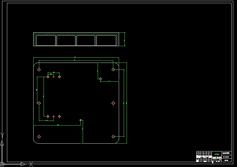 A0-镗床夹具底座