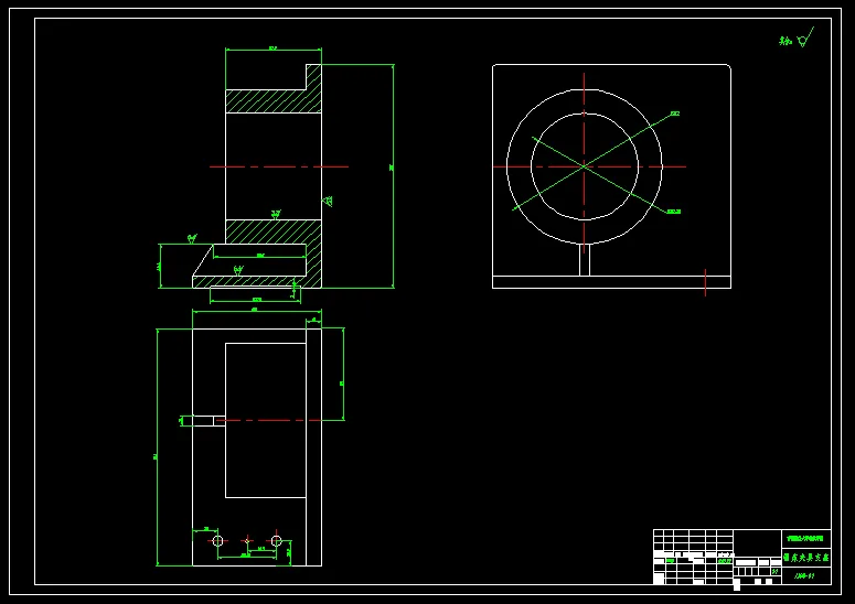 A1-镗床夹具支座