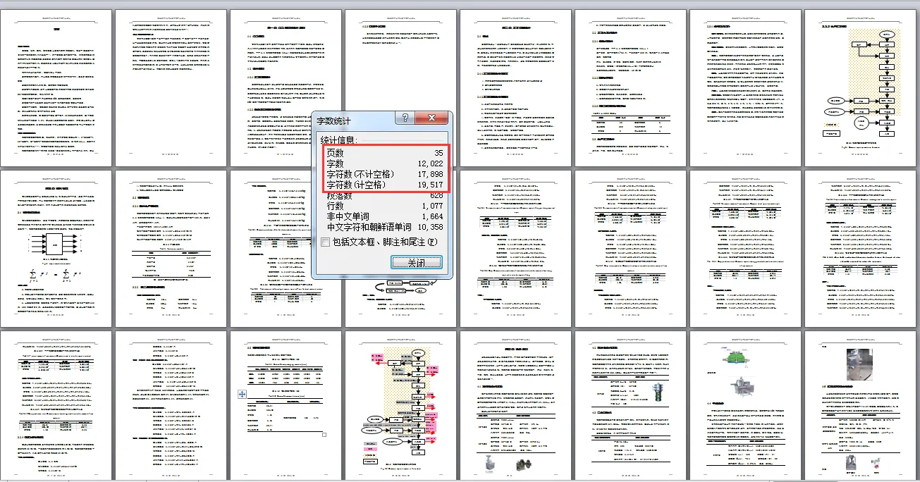 说明书目录页码字数