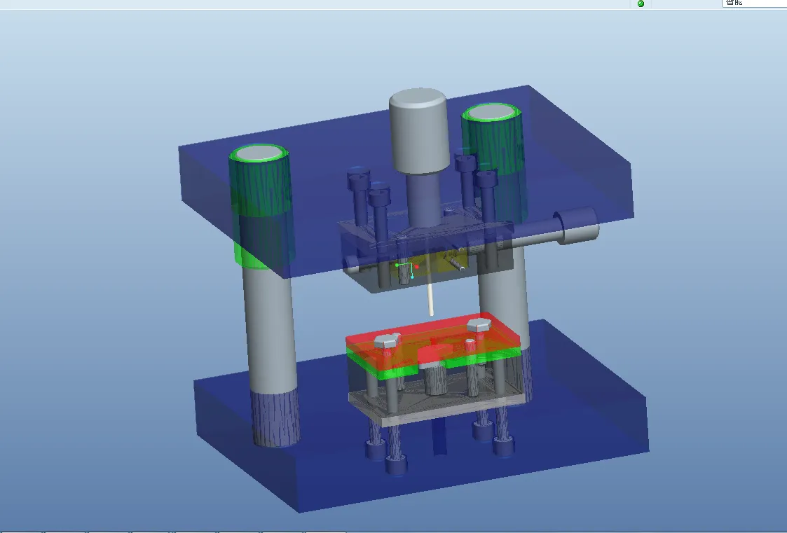 R242-厚板料冲小孔模具设计及有限元模拟-钩锭块[含Proe三维图]