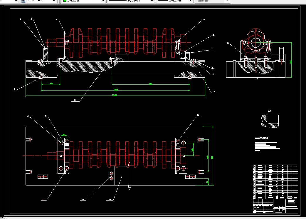 铣两端面夹具装配图