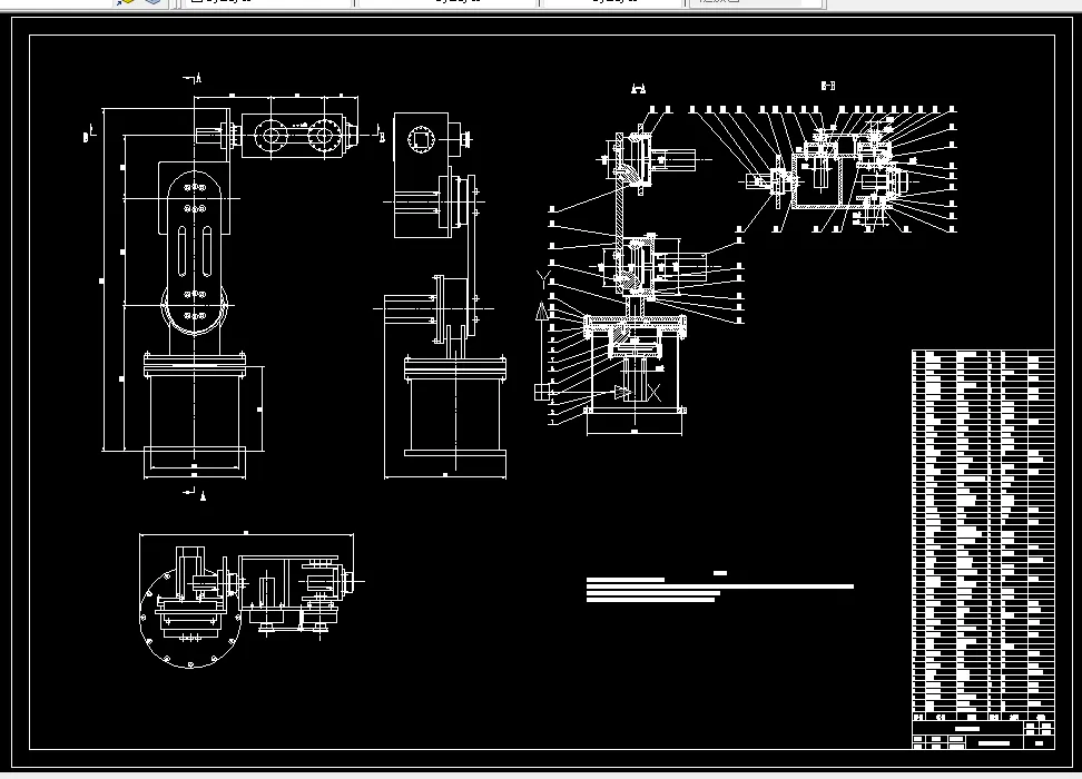 D729-压铸产品取件机器人结构设计及强度分析
