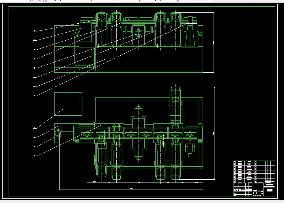 D734-拨叉加工小型自动线设计