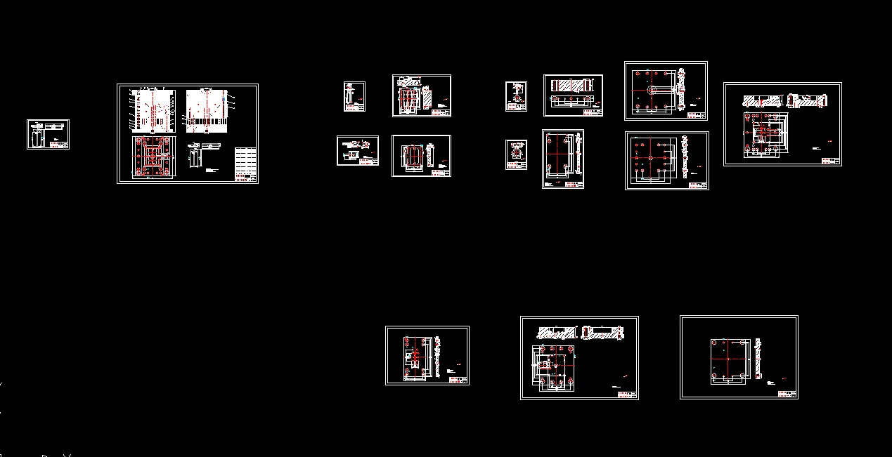 全部16张cad图纸