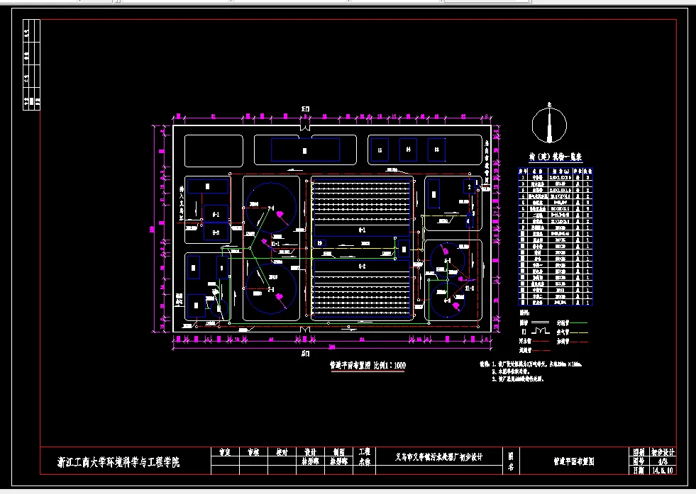 管道平面布置图