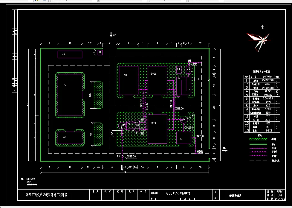 管道平面布置图