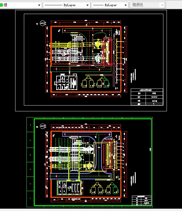 电气总平面布置图3-4