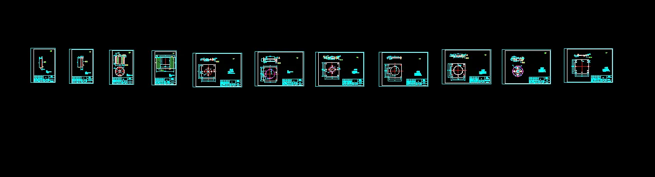 11张模具零件图