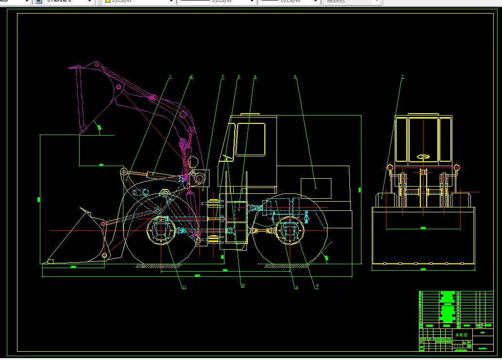E155-ZL15型轮式装载机工作装置设计