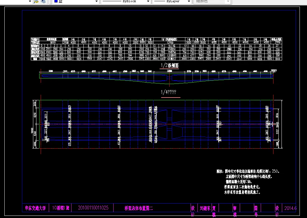 桥梁总体布置图二
