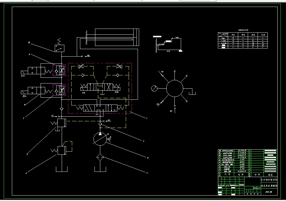 液压系统原理图