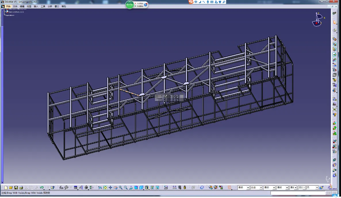 C808-机场摆渡车车身设计[含Catia三维图]