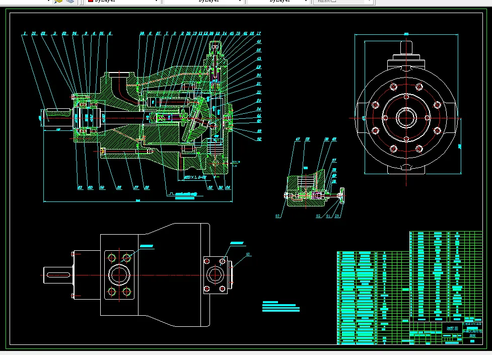 斜盘式轴向柱塞泵