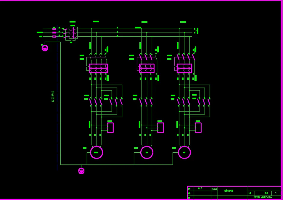 机床动力线路图-A3