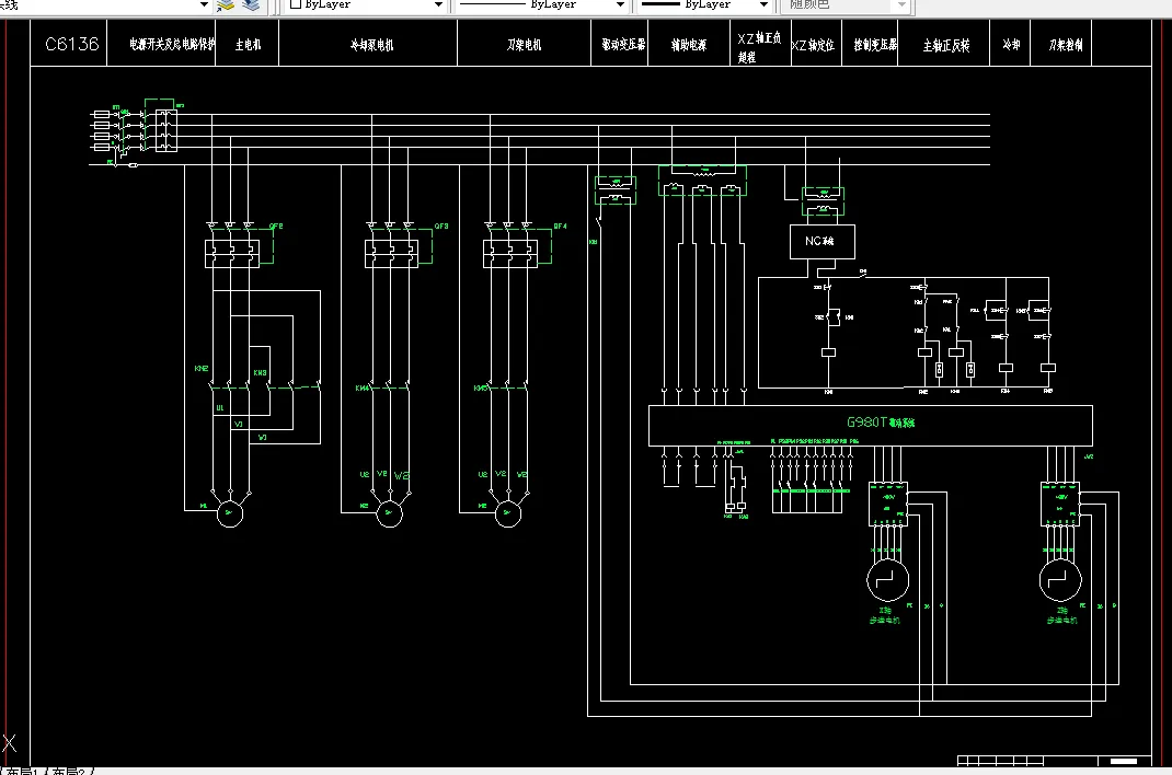 E562-CA6136普通机床数控改造
