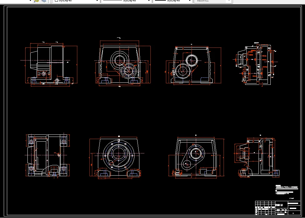 E585-减速电机箱体加工的组合机床总体设计及夹具设计