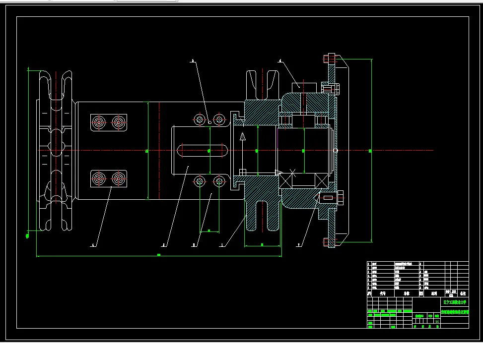边双链链轮组件及盲轴